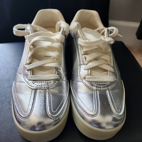 ZARA Metallic Running Sneakers - Picture 6 of 9